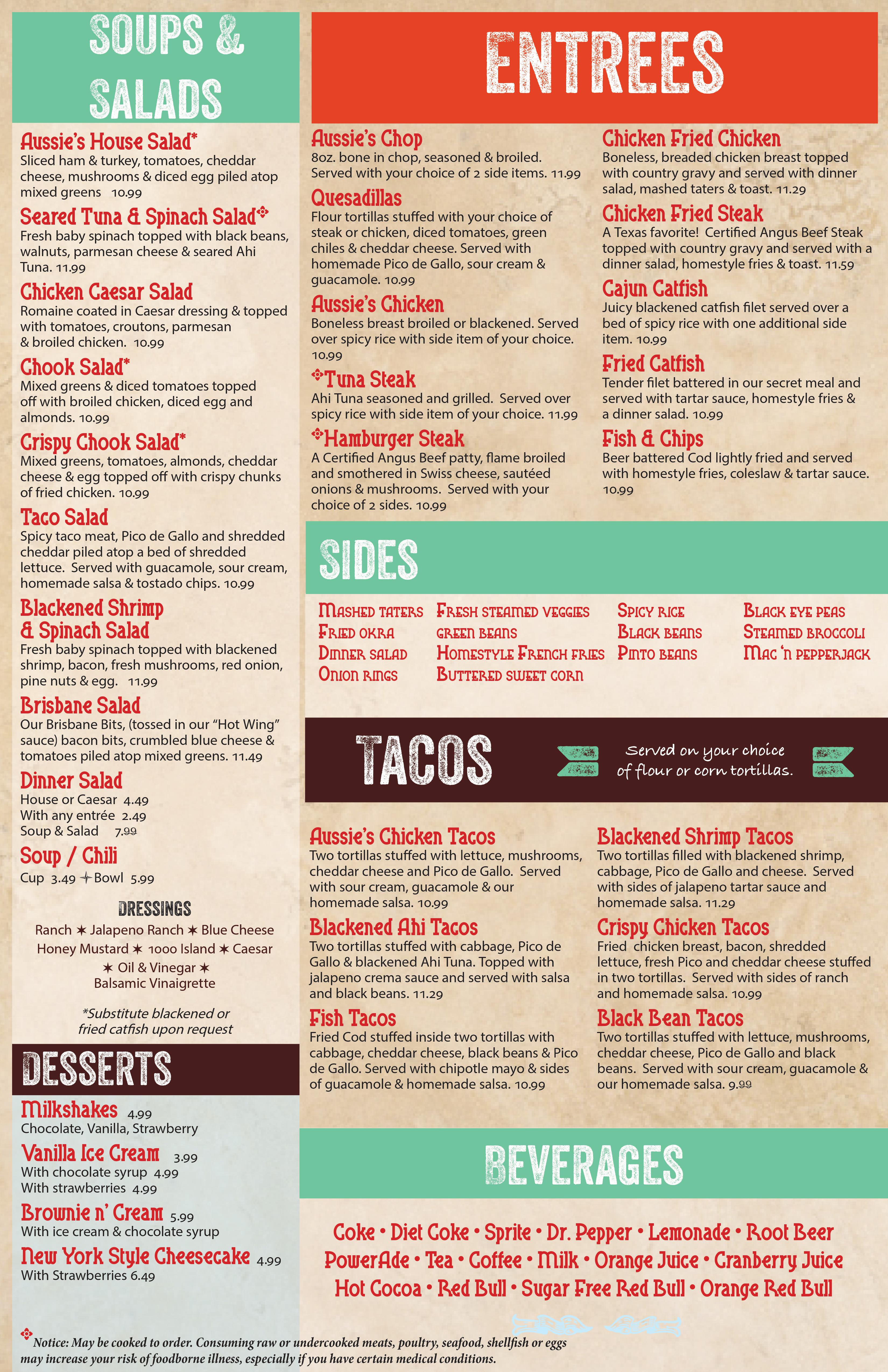 Aussie Grill Menu With Prices How do you Price a Switches?